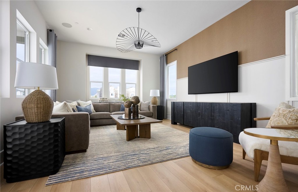 Photos uploaded are of the model representing the floor plan and are to demonstrate furniture layout. Furniture pictured - 175 Moody, Irvine CA 92618 - photo 6