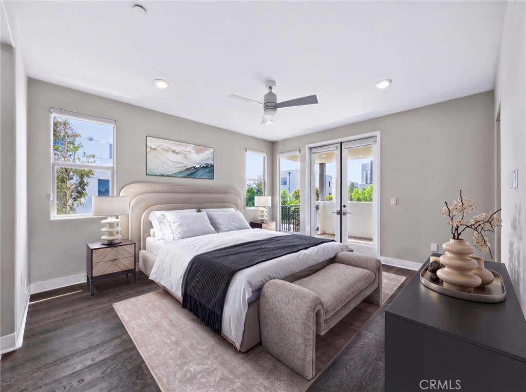Virtually Staged. Primary Bedroom - 195 Stellar, Irvine CA 92618 - photo 12