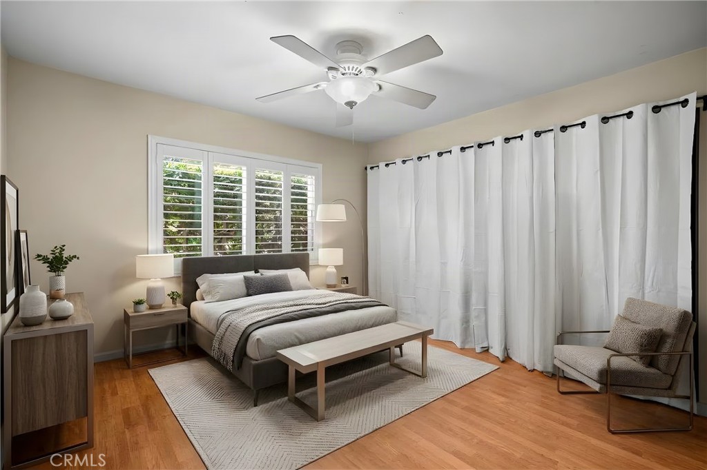 Front Bedroom, virtually staged - 2 Morena 4, Irvine CA 92612 - photo 19
