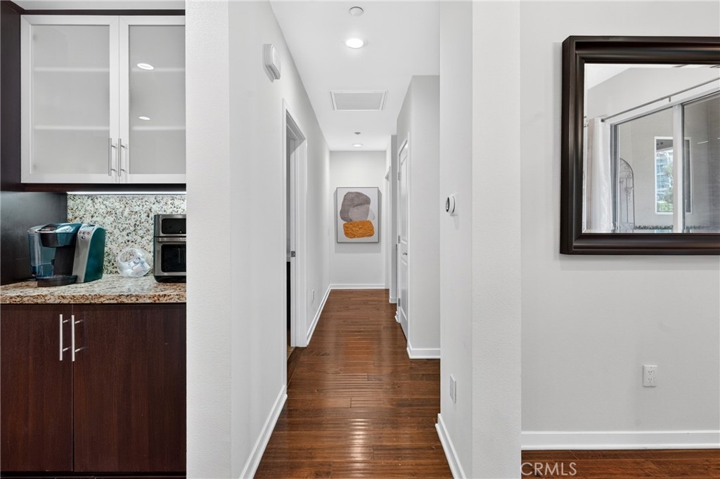 Hallway to the bedrooms - 21 Gramercy 218, Irvine CA 92612 - photo 21
