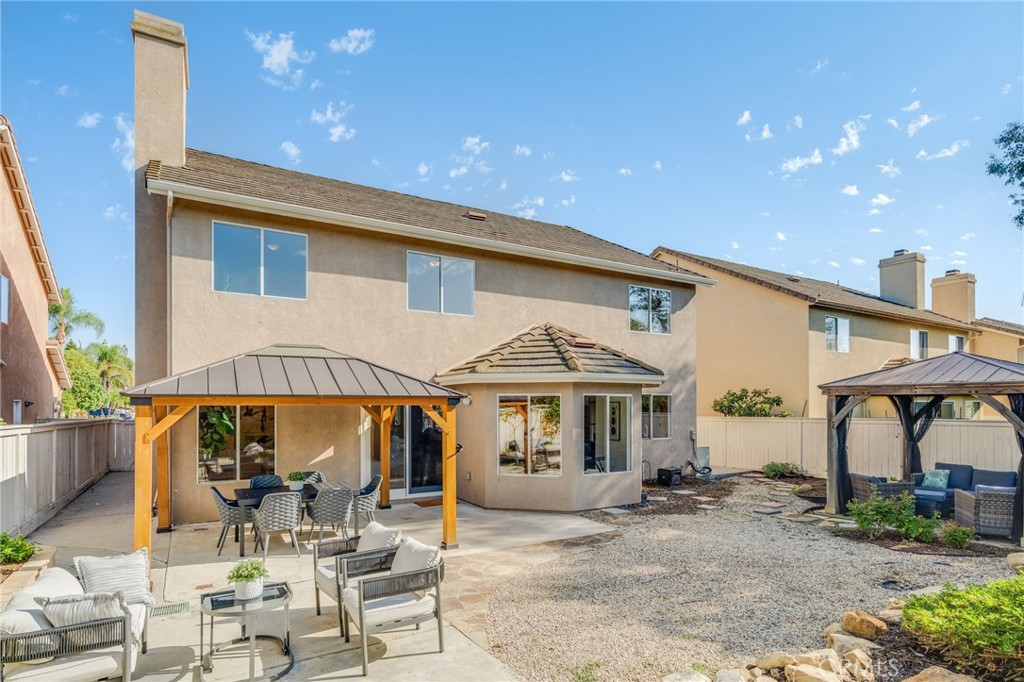 Backyard has two covered patios - 21 Rhode Island, Irvine CA 92606 - photo 16