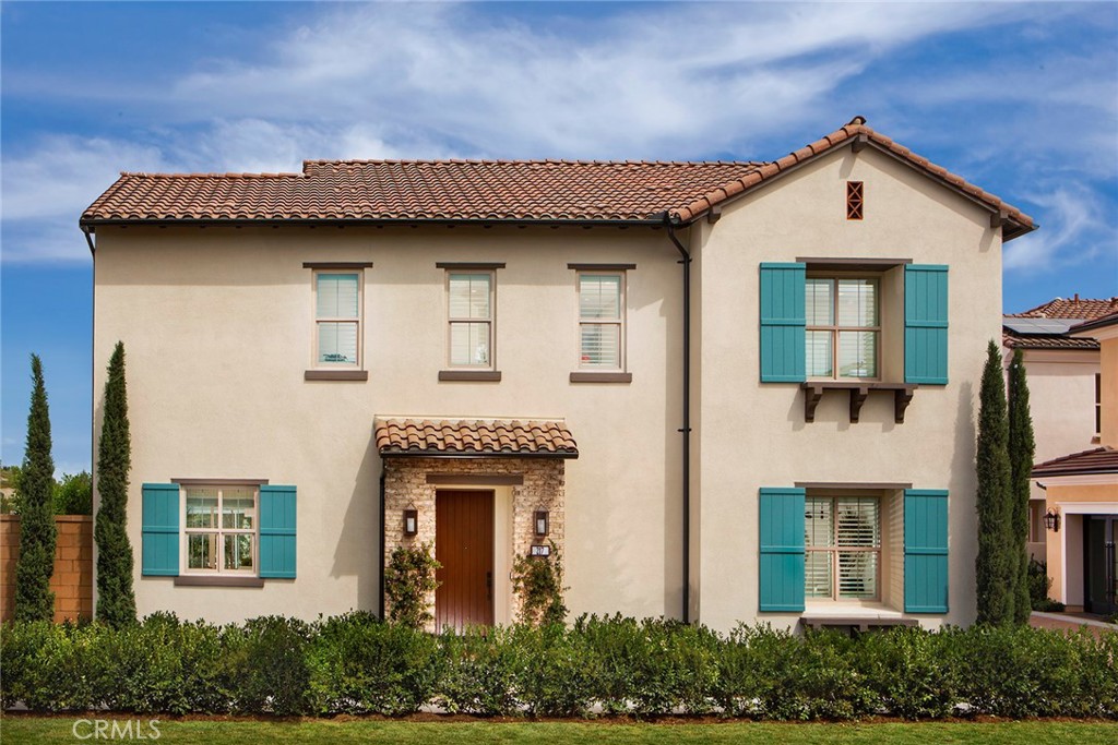 Exterior of Plan 2 model home - 219 Birdseye, Irvine CA 92618 - photo 1