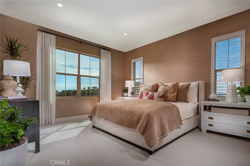 Primary bedroom model home photo - 223 Birdseye, Irvine CA 92618 - photo 5