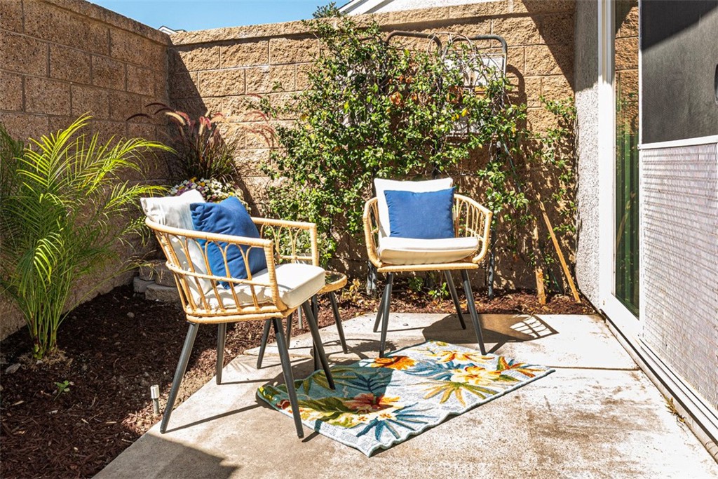 Back Patio Sitting Area - 24 Riverstone, Irvine CA 92606 - photo 28