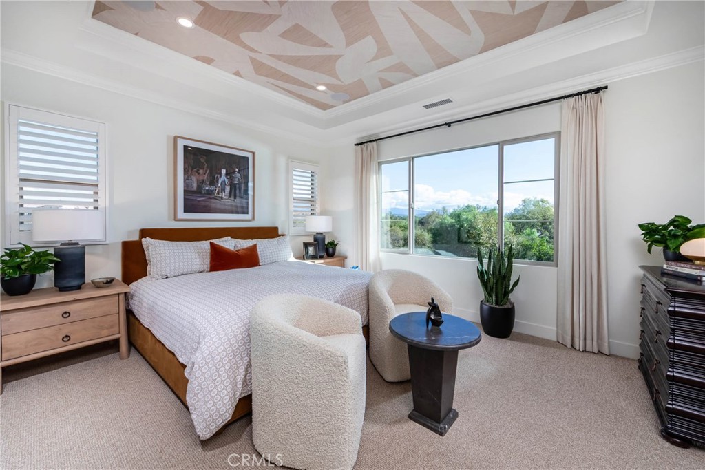 Plan 2 Primary Bedroom with coffered ceiling! - 265 Raffini, Irvine CA 92618 - photo 4