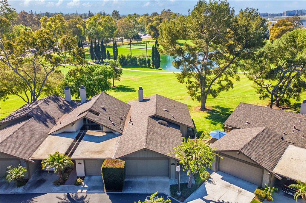 Aerial view of home from front - 30 Arboles 34, Irvine CA 92612 - photo 11