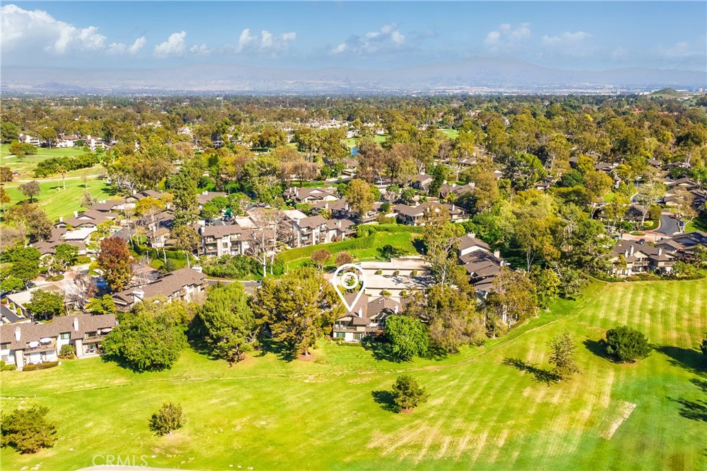 Aerial view of home from back - 30 Arboles 34, Irvine CA 92612 - photo 18