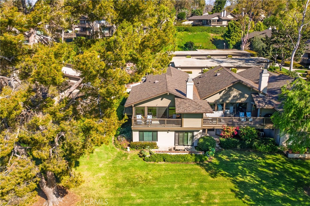 Aerial view of home from the back - 30 Arboles 34, Irvine CA 92612 - photo 26