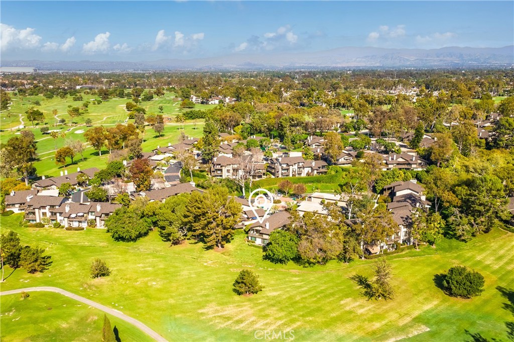 Aerial view of home from the back - 30 Arboles 34, Irvine CA 92612 - photo 31