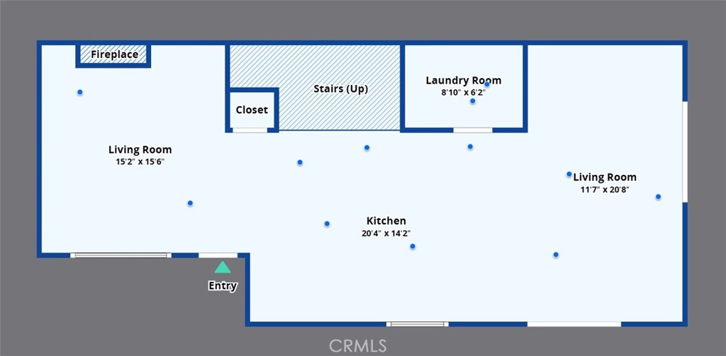 Downstairs floor plan - 31 Milazzo, Irvine CA 92620 - photo 40