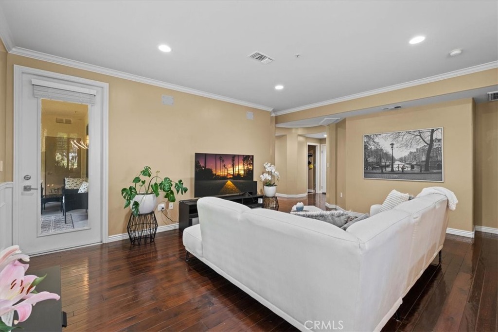 Living room facing entry - 3160 Watermarke, Irvine CA 92612 - photo 9