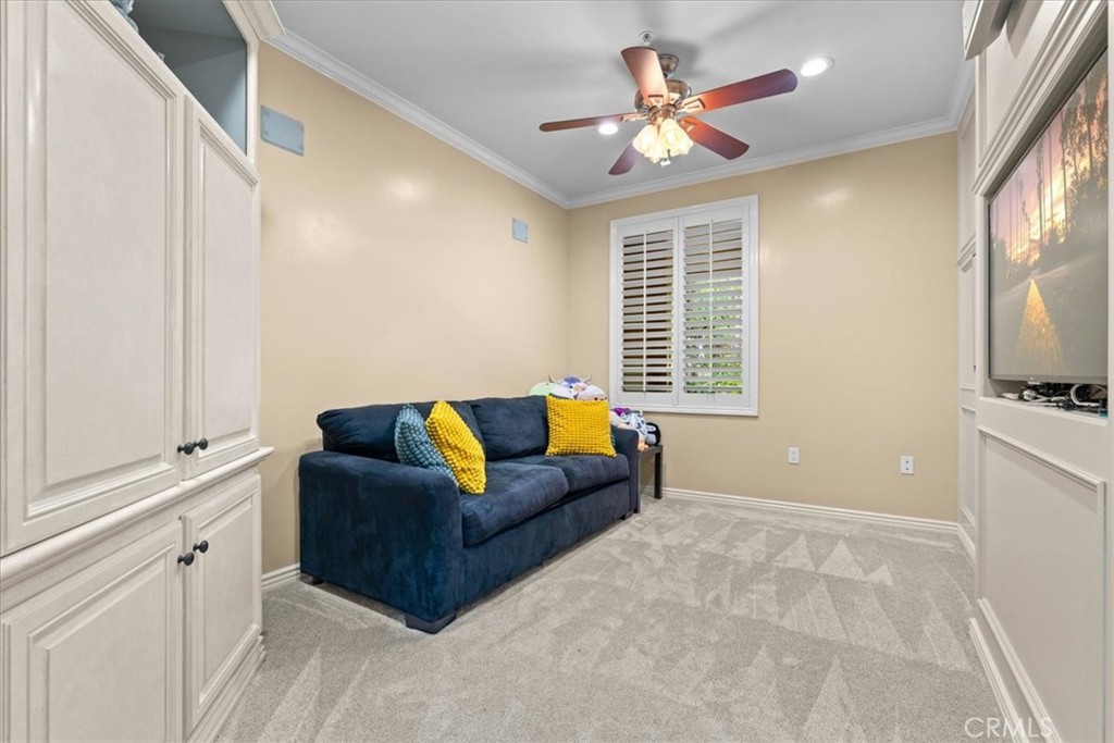 Bedroom 2 with custom built in wardrob - 3160 Watermarke, Irvine CA 92612 - photo 19