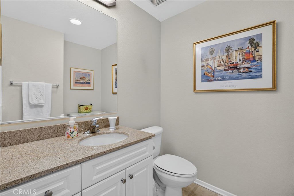 Upstairs powder room - 3273 Watermarke Place, Irvine CA 92612 - photo 24
