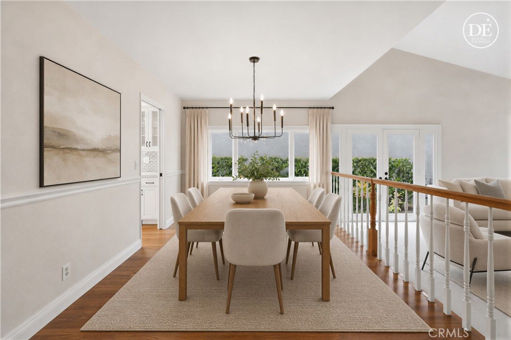 Dining Room Digitally Enhanced/Staged - 38 Golden Star, Irvine CA 92604 - photo 12