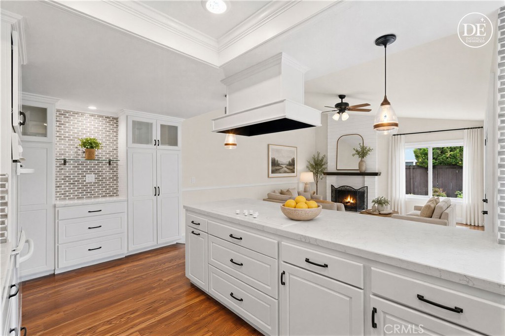 Kitchen Digitally Enhanced/Staged - 38 Golden Star, Irvine CA 92604 - photo 18