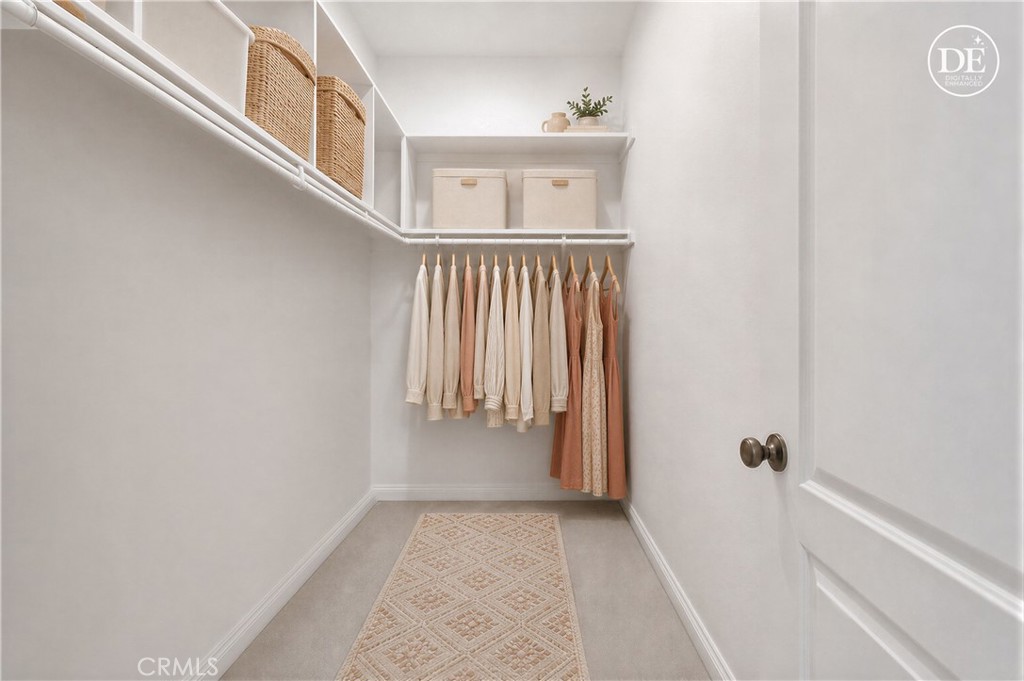 Upstairs Closet Digitally Enhanced/Staged - 38 Golden Star, Irvine CA 92604 - photo 40