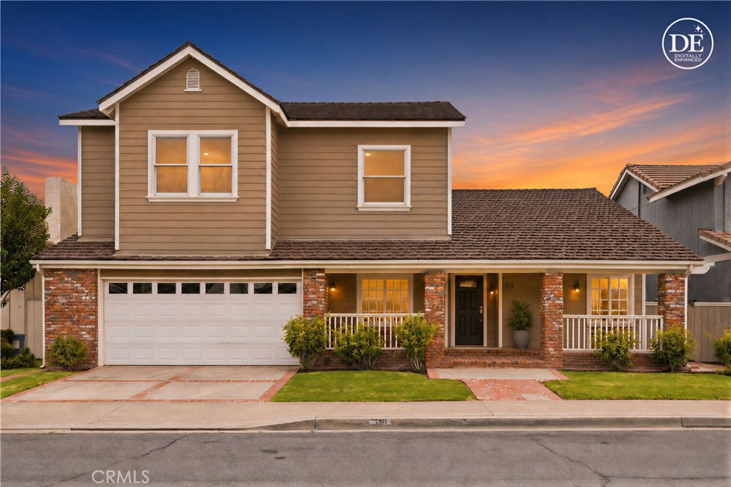 Front of the House Digitally Enhanced/Staged - 38 Golden Star, Irvine CA 92604 - photo 53