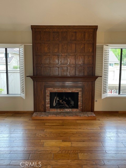 Living room fireplace. Prior to be in staged. - 39 Willowgrove, Irvine CA 92604 - photo 5