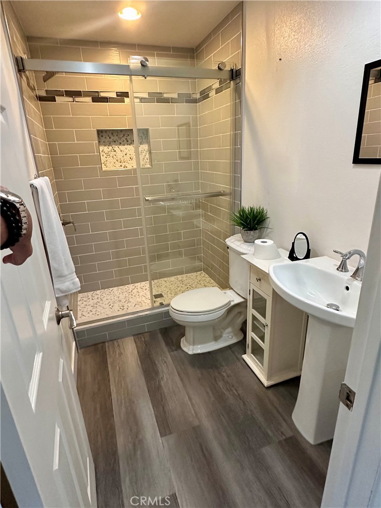 Downstairs Bathroom by downstairs Bedroom - 4141 Pleasant, Irvine CA 92604 - photo 17