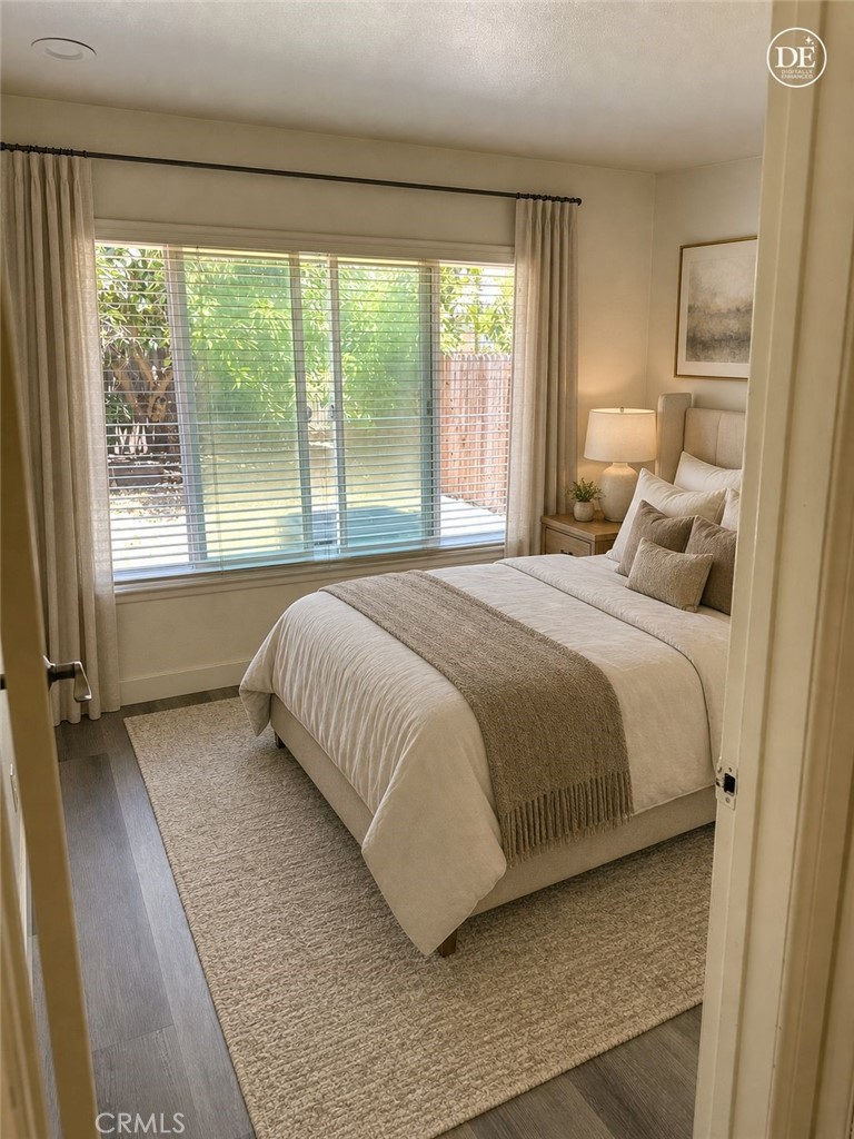 Virtually Staged Downstairs Bedroom - 4141 Pleasant, Irvine CA 92604 - photo 18