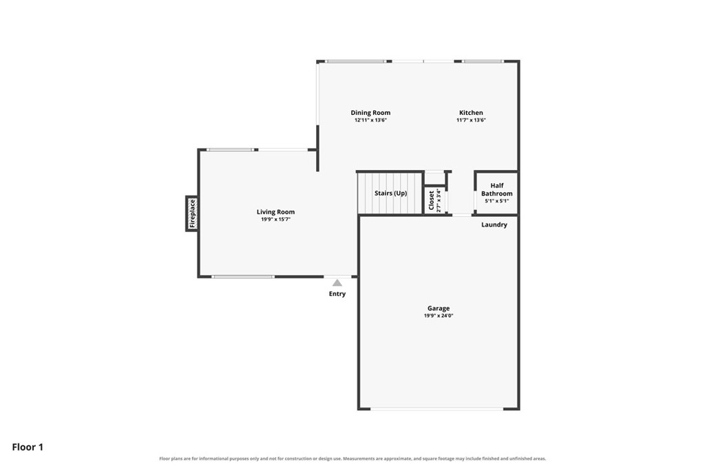First floor floorplan - 4271 Manzanita, Irvine CA 92604 - photo 34
