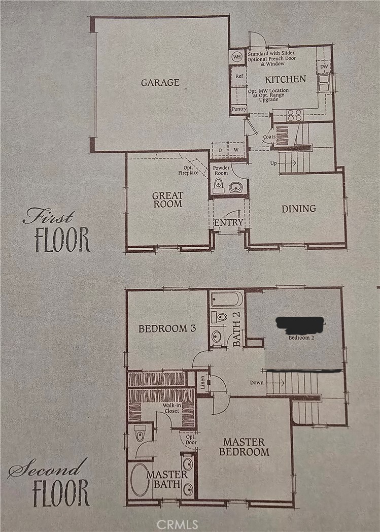 Plan 1 Floor plan with 3 bedrooms - 46 Arborside, Irvine CA 92603 - photo 5