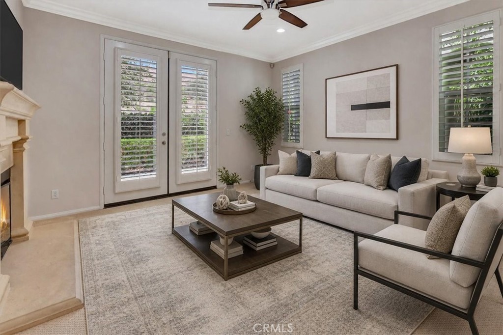 VIRTUAL staged living room - 47 Canopy, Irvine CA 92603 - photo 8