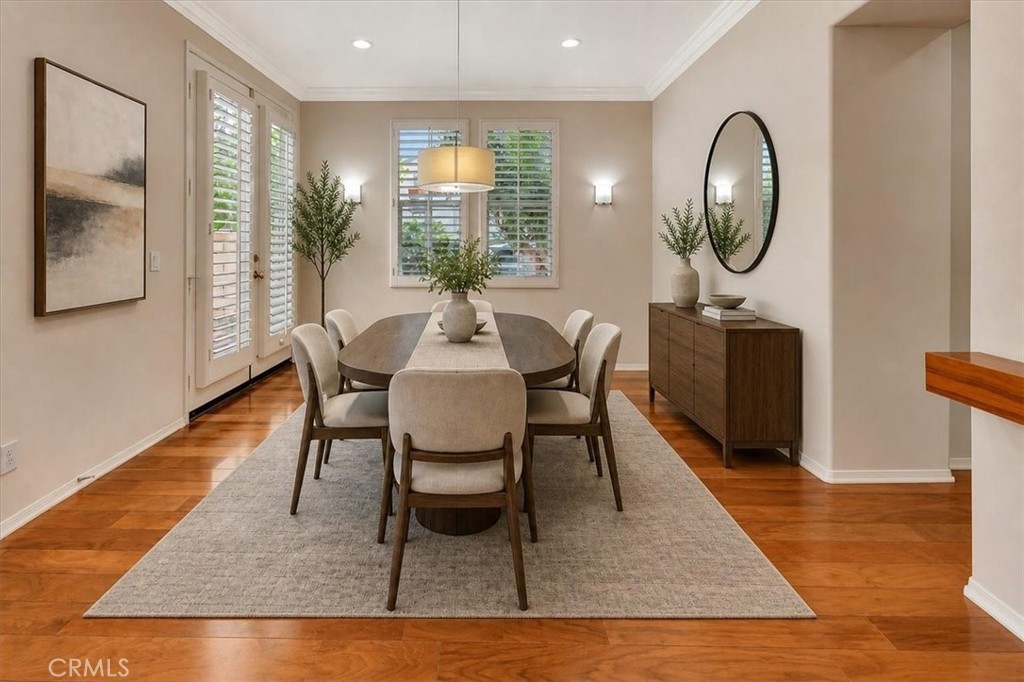 VIRTUAL STAGING dining room - 47 Canopy, Irvine CA 92603 - photo 11