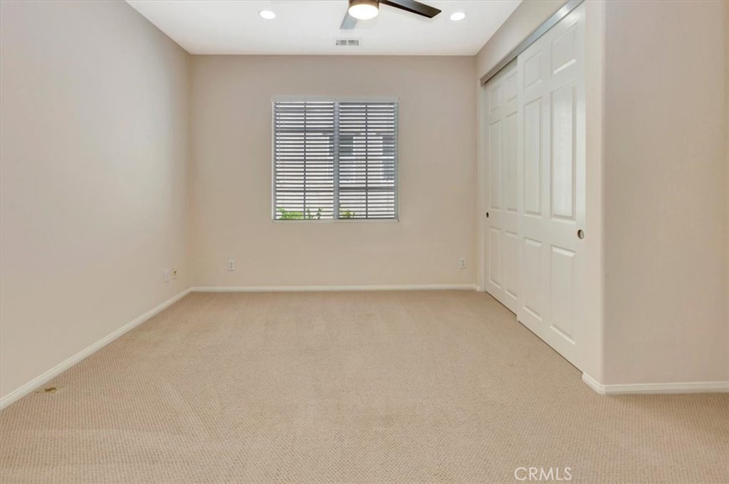 THIRD bedroom, ample closet space, lighted ceiling fan - 47 Canopy, Irvine CA 92603 - photo 23
