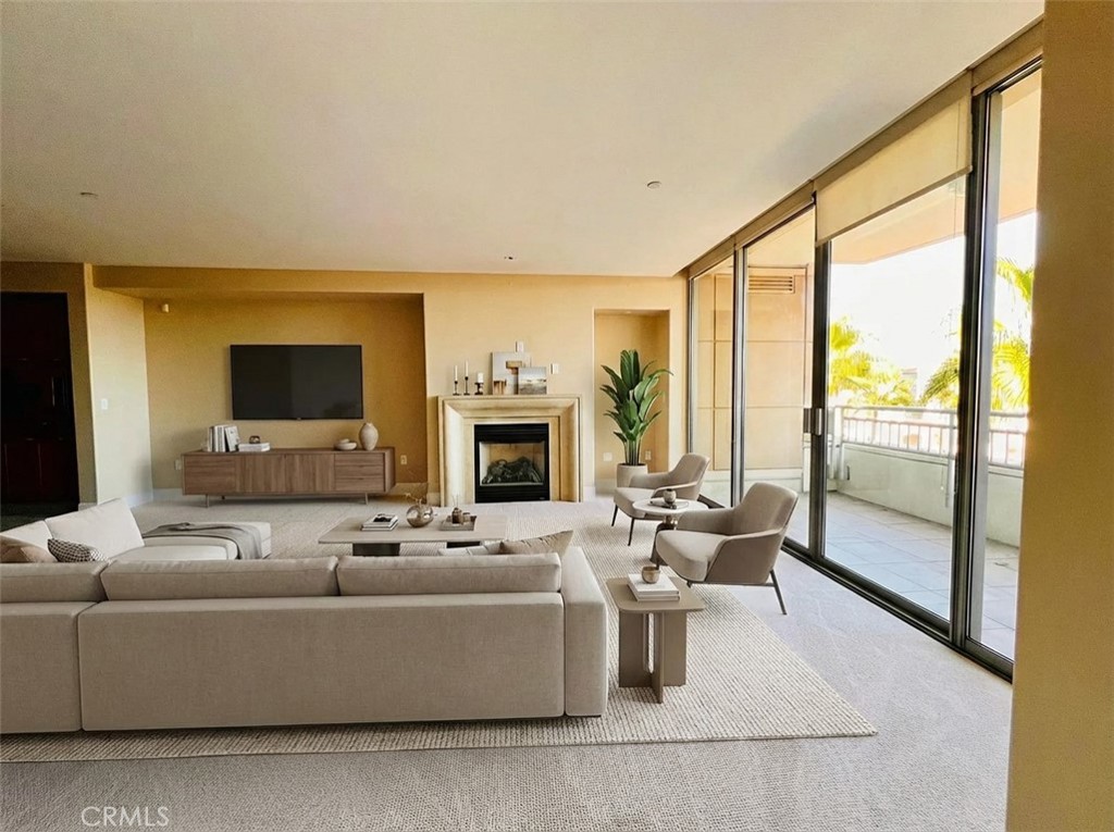 Virtually Staged Living Room - 5055 Scholarship, Irvine CA 92612 - photo 1