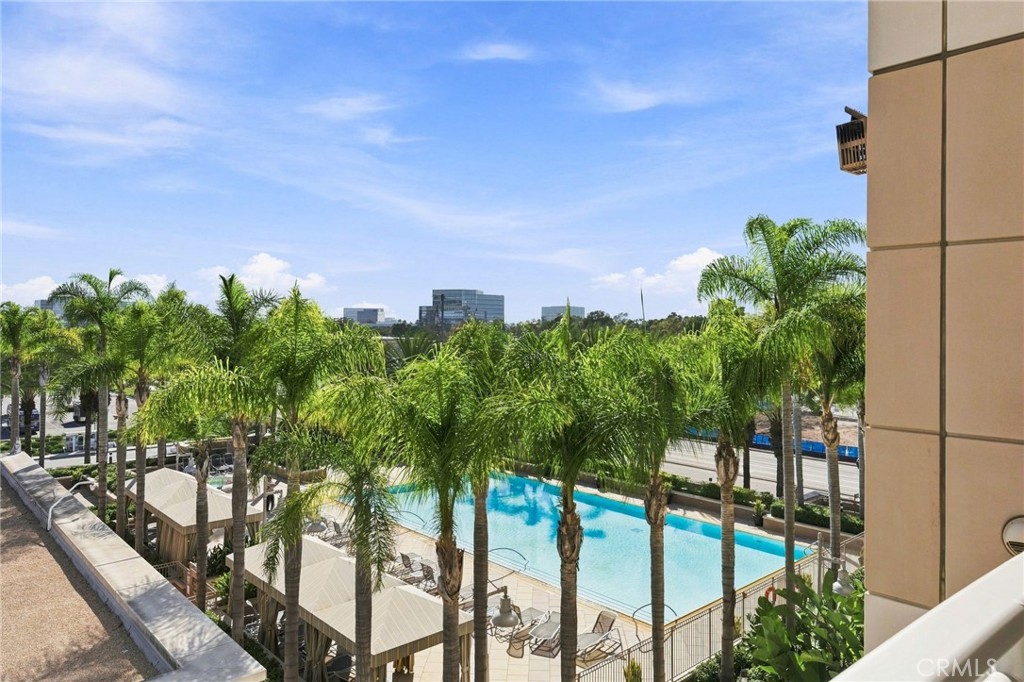 Community Pool view from balcony - 5066 Scholarship, Irvine CA 92612 - photo 19