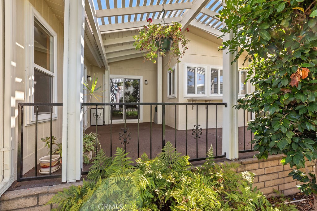 Back porch overlooking the greenbelt - 5200 Irvine Blvd. 369, Irvine CA 92620 - photo 5