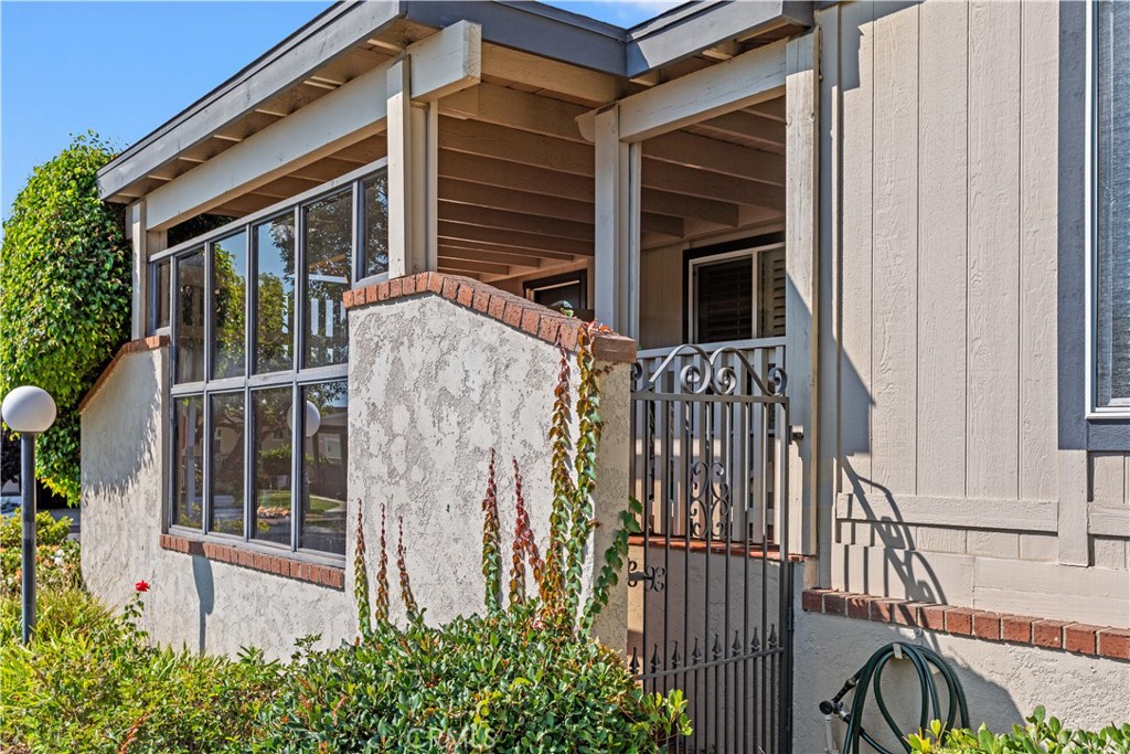 Exterior view of enclosed patio - 5200 Irvine Boulevard 179, Irvine CA 92620 - photo 5