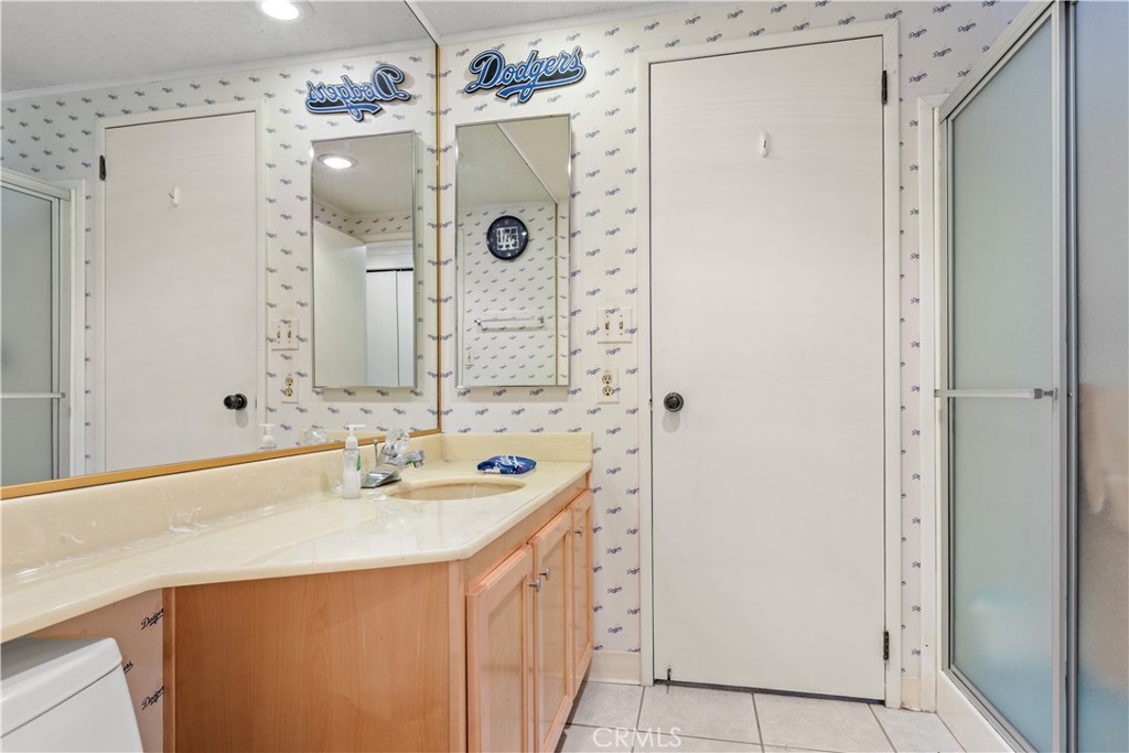 Bath 2 with shower...Go Dodgers! - 5200 Irvine Boulevard 179, Irvine CA 92620 - photo 30