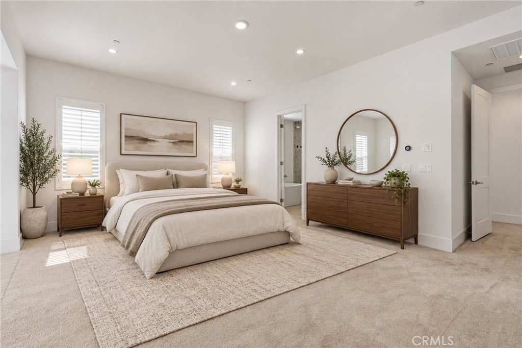 Master bedroom Suite, Virtually Staged - 54 Cardamine, Irvine CA 92602 - photo 16