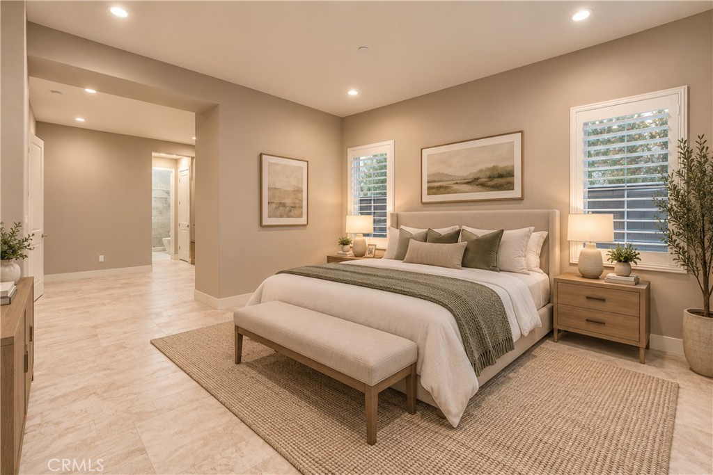Downstairs Dual-Master Bedroom - 58 Egret, Irvine CA 92618 - photo 33