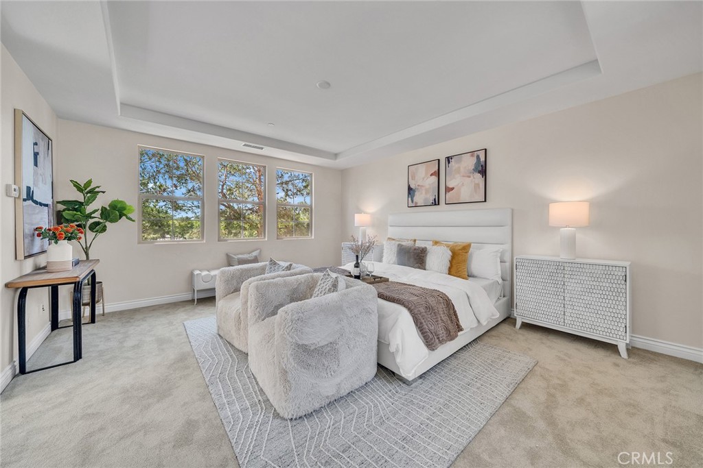Upper Level Master Bedroom With Ensuite Bathroom - 60 Sherwood, Irvine CA 92620 - photo 30
