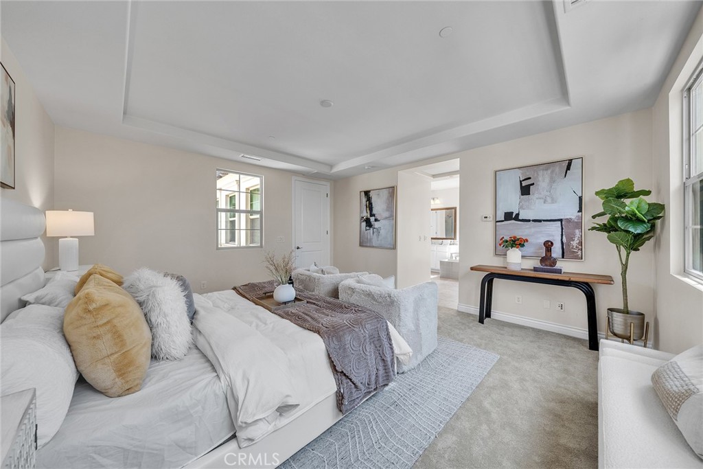 Upper Level Master Bedroom With Ensuite Bathroom - 60 Sherwood, Irvine CA 92620 - photo 32