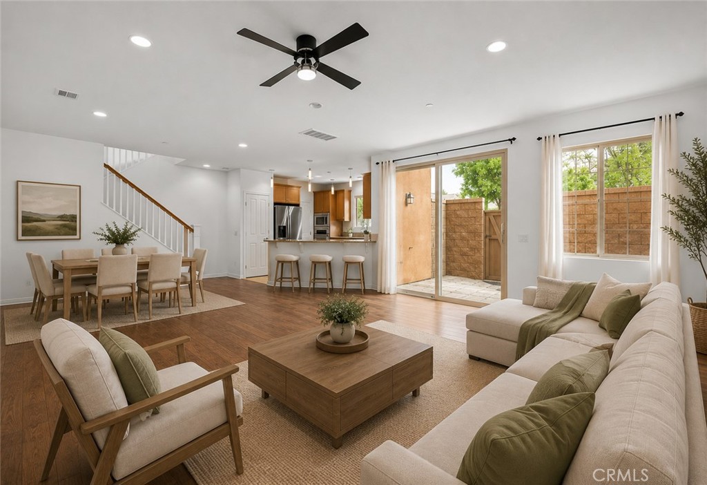 Family Room - View #2 - AI generated perspective - 61 Distant Star, Irvine CA 92618 - photo 9