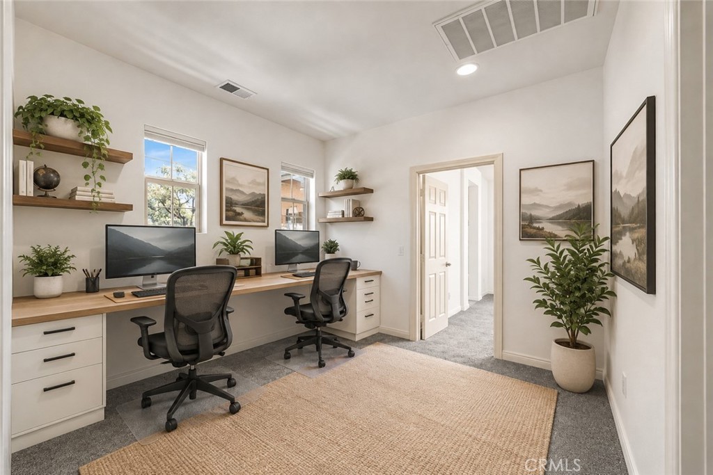 Upstairs Tech-Center/Office - AI generated perspective - 61 Distant Star, Irvine CA 92618 - photo 31