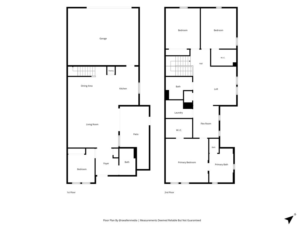 First and Second Floor Plans - 61 Distant Star, Irvine CA 92618 - photo 54