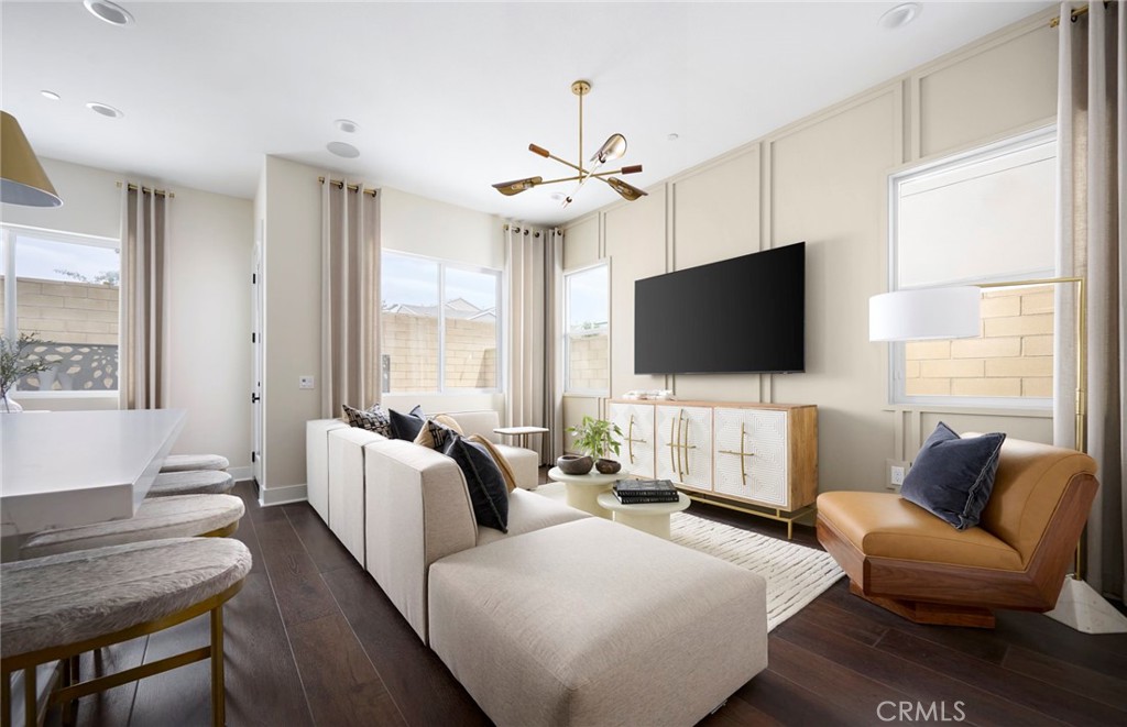 Photos uploaded are of the model representing the floor plan and are to demonstrate furniture layout. Furniture pictured - 640 Gadwall, Irvine CA 92618 - photo 9