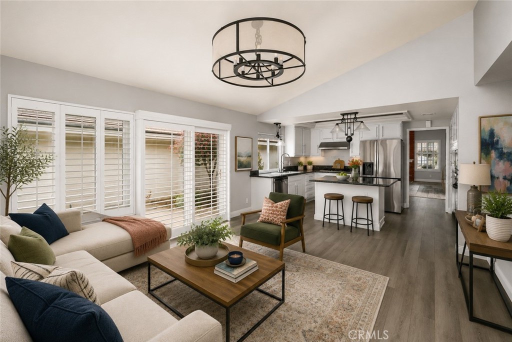 Virtually staged family room - 7 Atlanta, Irvine CA 92620 - photo 16