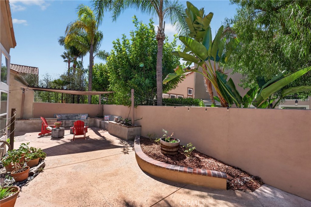 Backyard off the kitchen/family room - 7 Posada, Irvine CA 92614 - photo 35