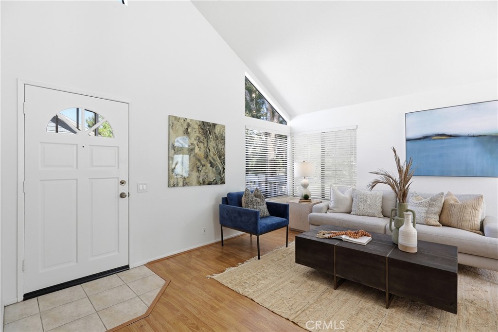enter to living area with high ceilings - 70 Remington, Irvine CA 92620 - photo 5