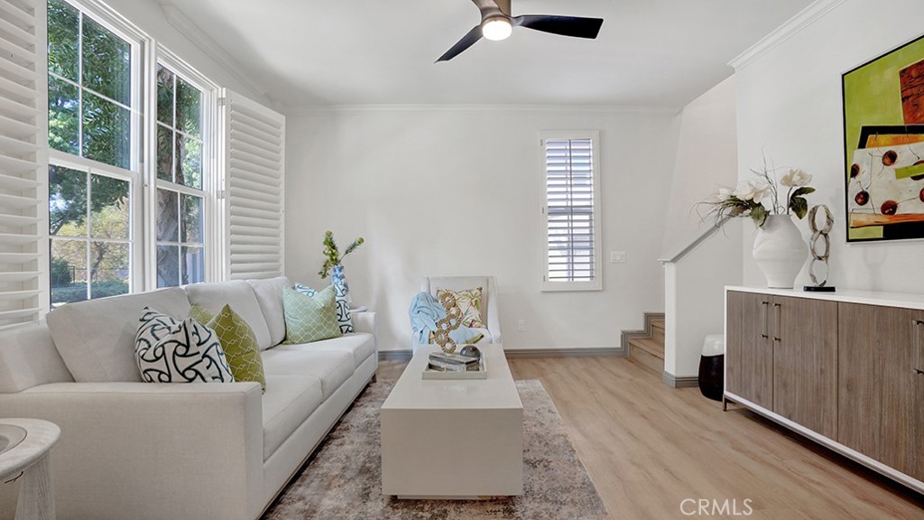 Crown molding and fan light - 79 Modesto, Irvine CA 92602 - photo 54