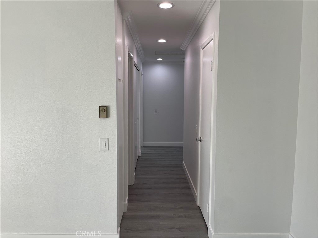 Hallway with new recessed lights - 79 Wildwood, Irvine CA 92604 - photo 18