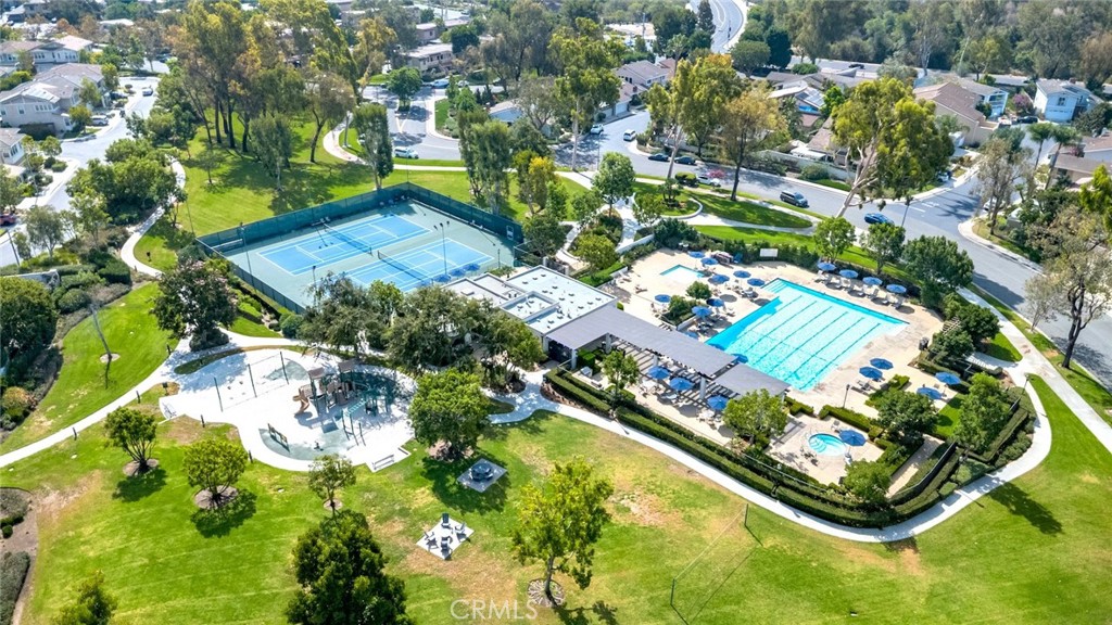 Drone HOA Pool Tennis Playground - 9 Teakwood, Irvine CA 92612 - photo 23