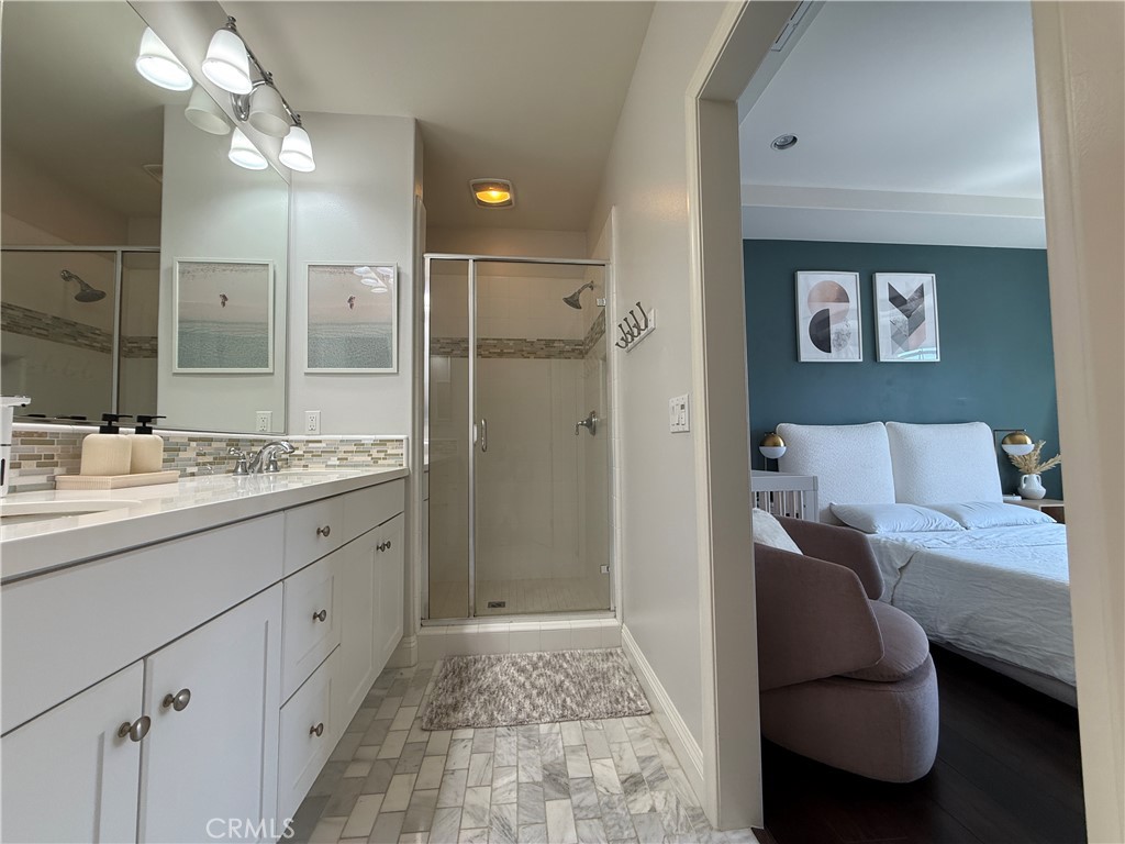 Master Bathroom - 93 Thornhurst, Irvine CA 92620 - photo 14
