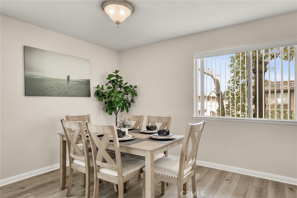 The dining area just off the kitchen makes entertaining easy! - 1064 Las Lomas Drive D, La Habra CA 90631 - photo 8
